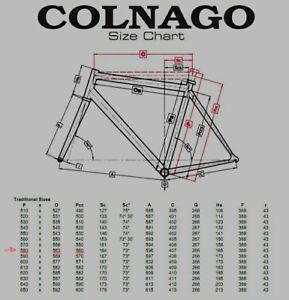 Colnago C40 Team Olympus — colnago c40 size chart wheel